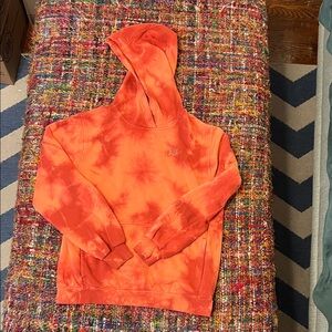 Nike Red Orange Tie-Dye Sweatshirt